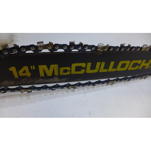 2013 - McCulloch 240v chainsaw