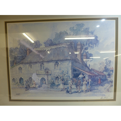 2082 - Sturgeon, pr. of framed signed prints of Cotswolds scenes