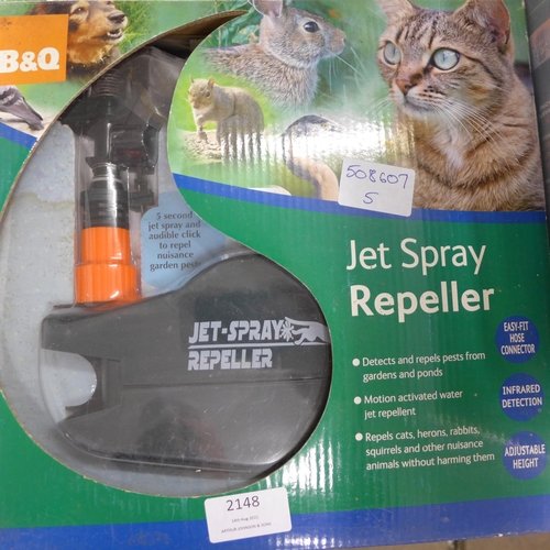 2148 - B & Q jet spray cat/pest repellent system - W