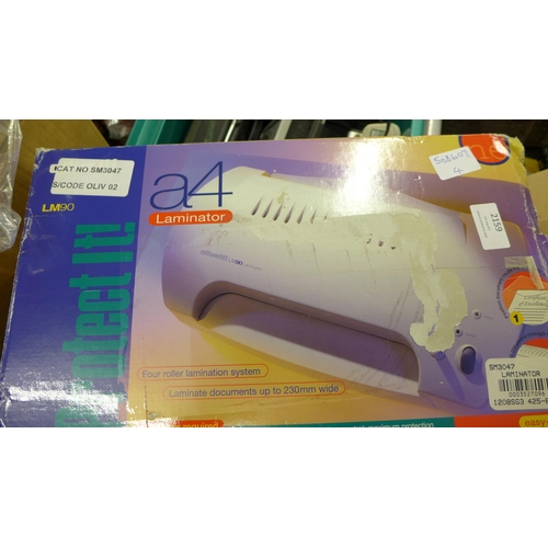 2159 - 4 Roller A4 laminator kit - W