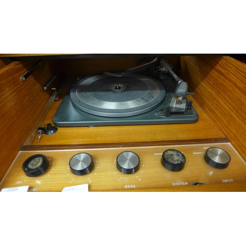 2185 - Garrard GC300 series sound system including turntable, tape deck & pr. of speakers