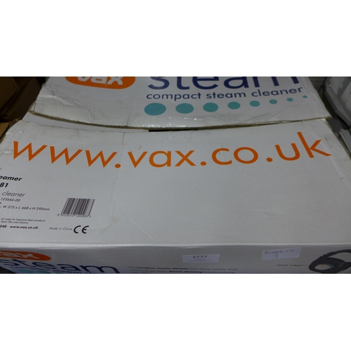 2277 - Vax V-081 compact steam cleaner - W