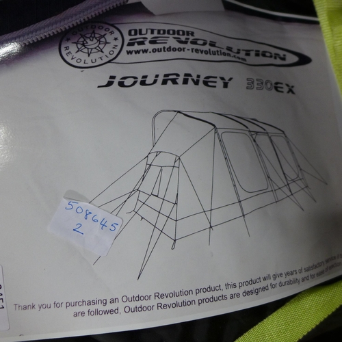 2451 - Outdoor Revolution Journey 330 ex awning with bedroom annex, RRP £260