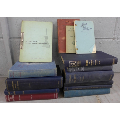 1132 - A collection of books, Mechanical Engineering and Physics **PLEASE NOTE THIS LOT IS NOT ELIGIBLE FOR... 