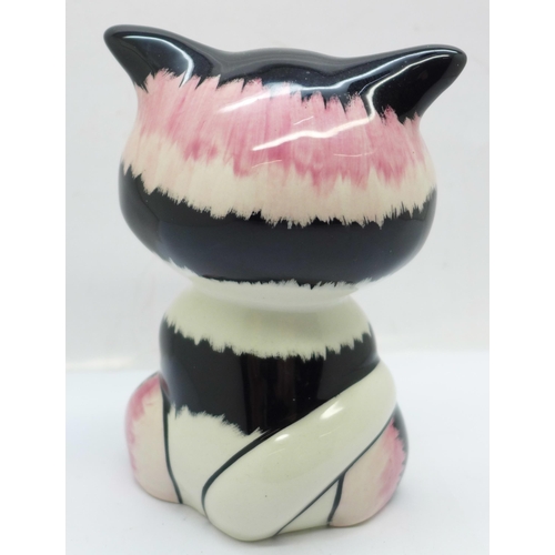 638 - A Lorna Bailey Mack the Cat, 13cm, signed on the base