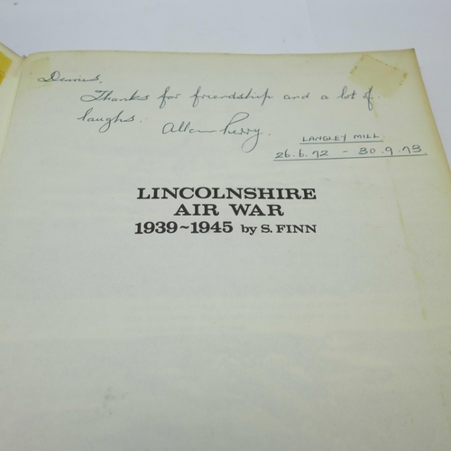 658 - Two Lincolnshire Air War books