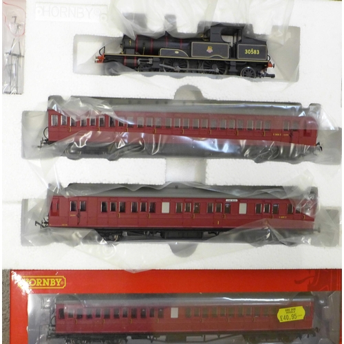 661 - A Hornby R3398 Lyme Regis Branch Line, BR (Early) Adams Radial, Limited Edition of 1000, and a Hornb... 