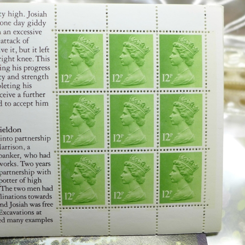 667 - A folder of stamps and stamp booklets