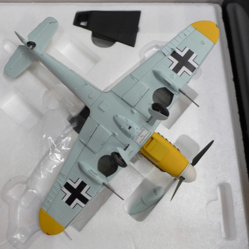 696 - A 1:32 scale Messerschmitt Bf109G-2-yellow 12, boxed