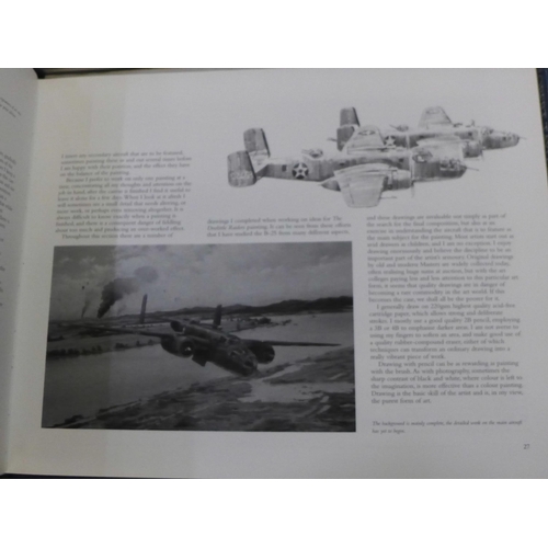 764 - Robert Taylor - aviation artist; Air Combat Paintings, volume 1, 2, 3 & 4