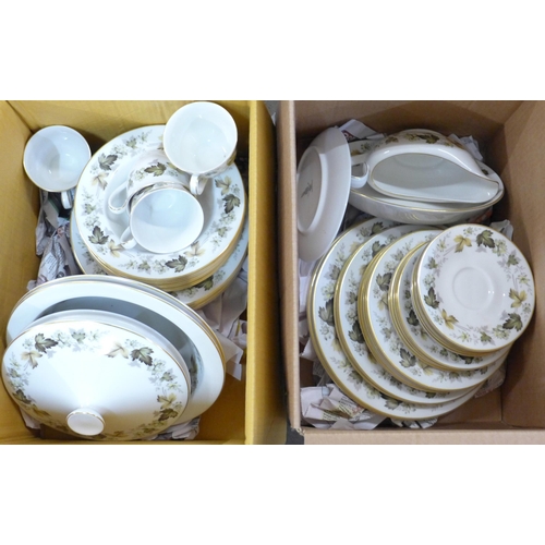 776 - Royal Doulton Larchmont tea and dinnerwares, sixty-seven pieces