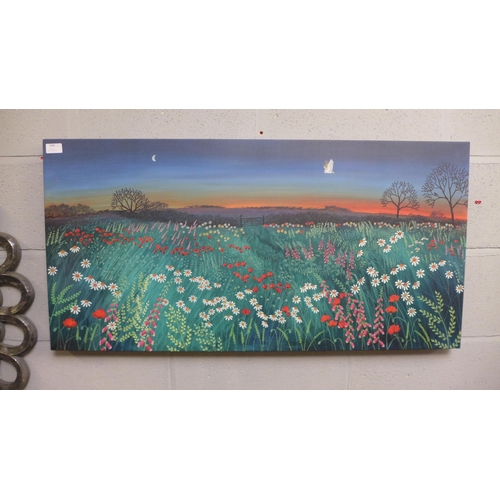 1391 - A Jo Grundy canvas print, Twilight Meadow (WDC9331921)   #