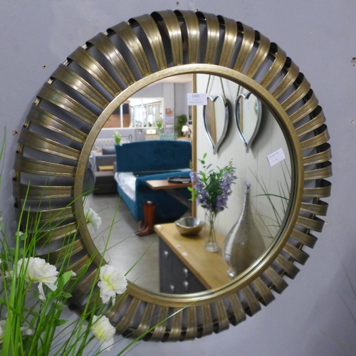 1393 - A Kensington gilt circular wall mirror (2073530)   #