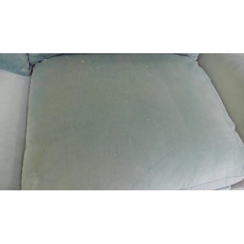 1514 - A Rio storage sofa - teal ( marked)(GFO92) * this lot is subject to VAT