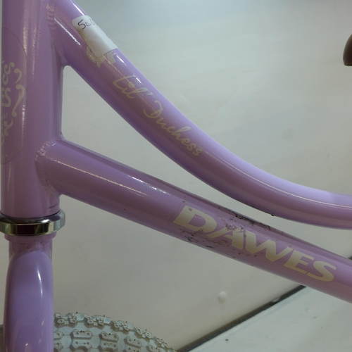 2097 - Dawes 'Lil Duchess' girl's bike - unused - slight cosmetic damage