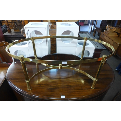 211 - An Italian brass coffee table base