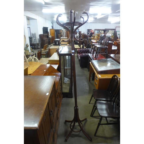 230 - A beech bentwood coatstand