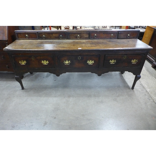 4 - A George II oak dresser