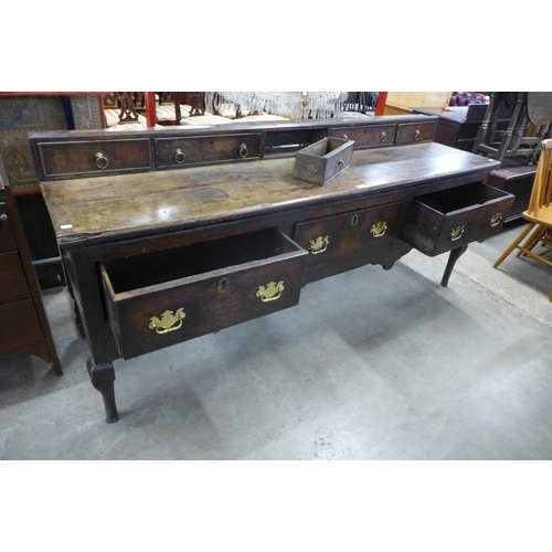 4 - A George II oak dresser