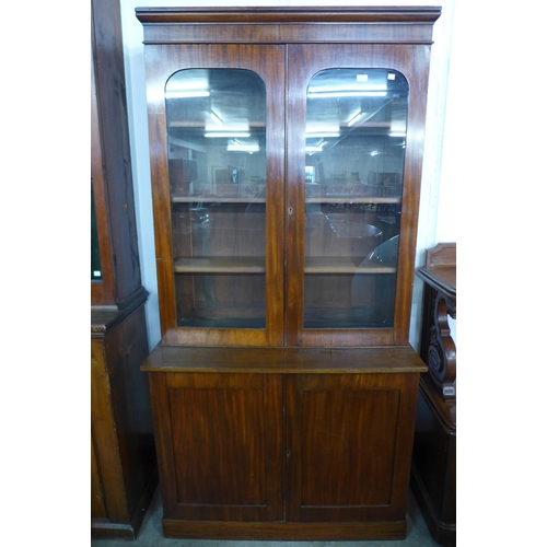 5 - A Victorian mahogany bookcase