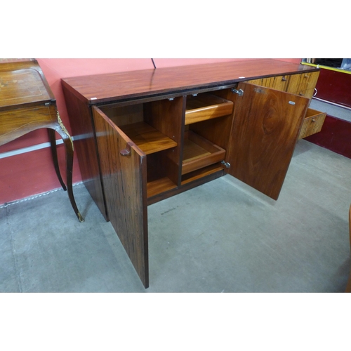 60 - A Danish rosewood sideboard, 75cms h, 198cms w, 53cms d

 *Accompanied with CITES A10 certificate, n... 