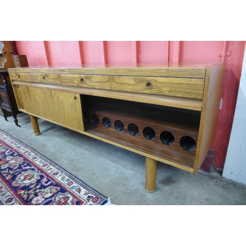 63 - An Archie Shine rosewood sideboard, designed by Robert Heritage, 80cms h, 211cms w, 46cms d

*Accomp... 