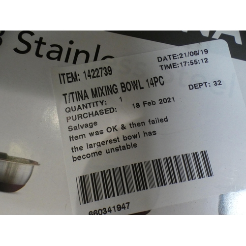 3002 - Tramtotina Stainless Steel Mixing Bowl Set (232-120) * This lot is subject to VAT