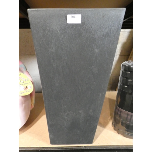 3011 - Sonata Slate Vitae Planter (50cm) (232-95) * This lot is subject to VAT