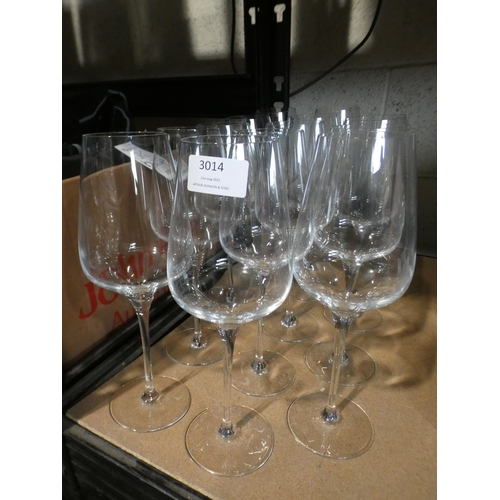 3014 - C&S Wine Glasses 55Cl  (232-98, 99) * This lot is subject to VAT