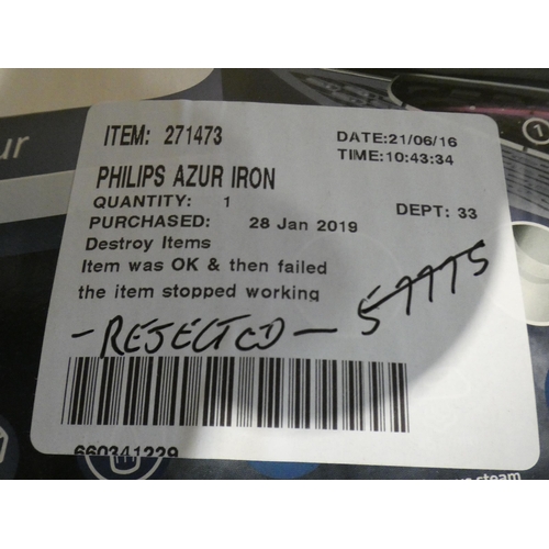 3030 - Philips Azur Iron (GC4537/86) (232-92) * This lot is subject to VAT