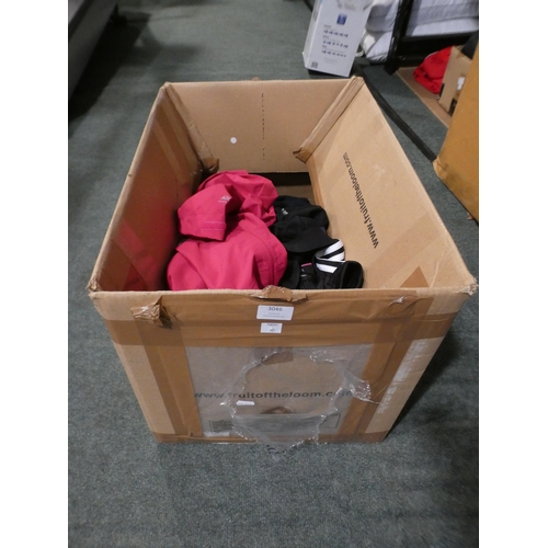 3046 - Quantity of lady's sportswear:- netball skirts, shorts, leggings etc. * This item is subject to VAT