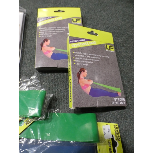 3063 - Quantity of fitness resistance bands * This item is subject to VAT