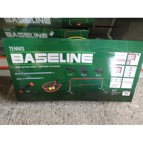 3067 - 5 'Baseline' children's tennis net (205cm x 72cm) * This item is subject to VAT