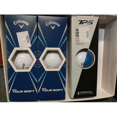 3095 - Taylormade Golf Balls and Callaway Hex Tour Golf Balls  (232-49, 74) * This lot is subject to VAT