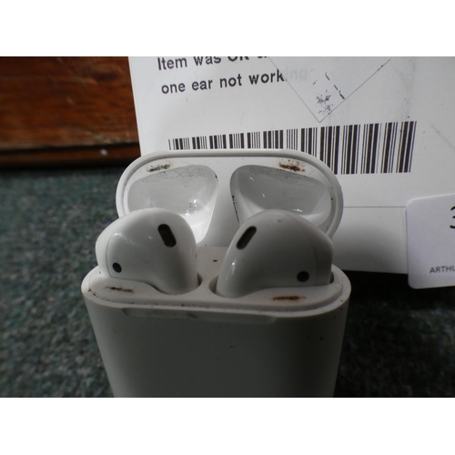 3134 - Airpods (2nd Gen) & Case (model:- MV7N2ZMA), RRP £99.99 + VAT (232-480) * This lot is subject to VAT