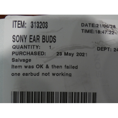 3140 - Sony Ear Buds (model:- WF1000XM3), RRP £129.99 + VAT (232-458) * This lot is subject to VAT