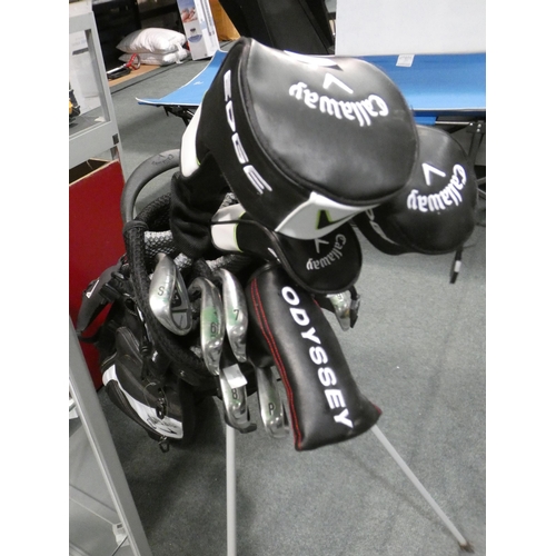 3145 - Callaway Stand Premium Bag, RRP £113.99 + VAT and Callaway Edge Graphite Clubs, RRP £441.66 + VAT (2... 