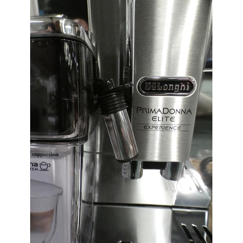 3166 - Delonghi Primadonna Elite Coffee Machine (ECAM 650.85.MS), RRP £999.91 + VAT (232-253) * This lot is... 