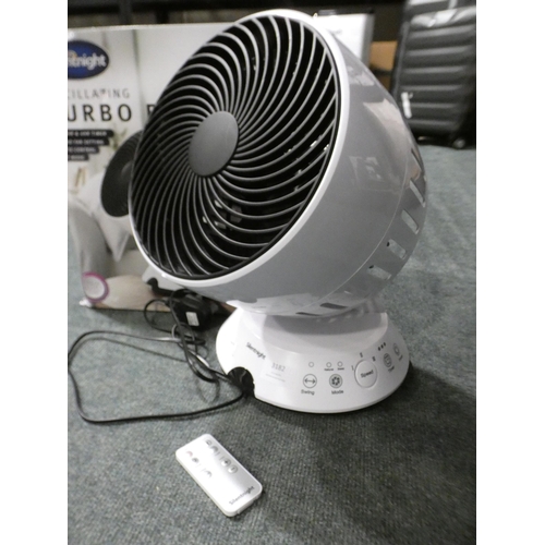 3182 - Silentnight Turbo Oscillating Fan (model:- 38190) (232-9) * This lot is subject to VAT