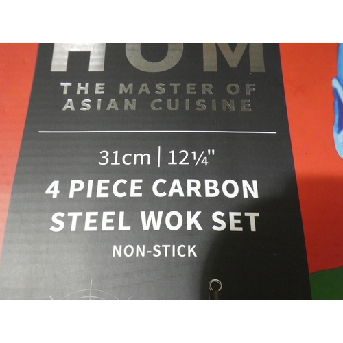 3190 - Ken Hom 31cm Wok Set (232-16) * This lot is subject to VAT