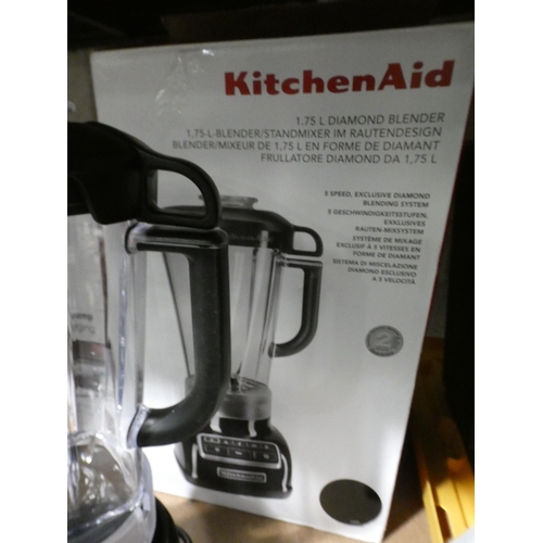 3208 - KitchenAid Black Blender (model:- 5KSB1585BOB) (232-17) * This lot is subject to VAT