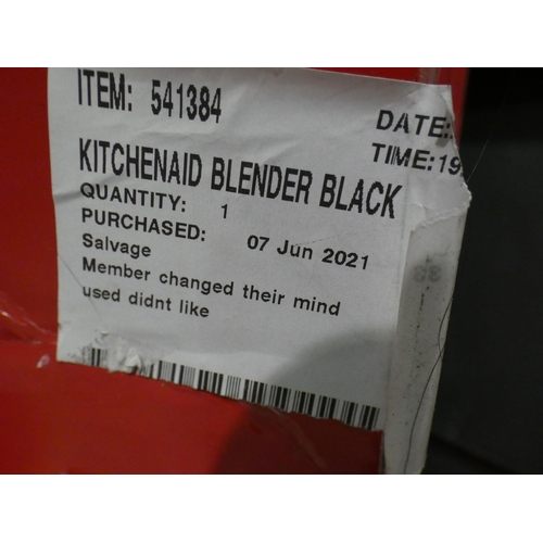 3208 - KitchenAid Black Blender (model:- 5KSB1585BOB) (232-17) * This lot is subject to VAT