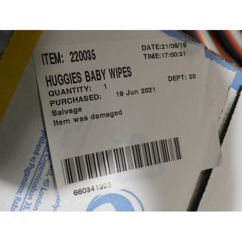 3231 - Huggies Baby Wipes and Nappy Sacks (232-43) * This lot is subject to VAT