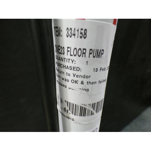 3272 - One23 Floor Pump  (232-145) * This lot is subject to VAT