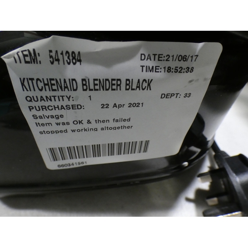 3280 - KitchenAid Black Blender (model:- 5KSB1585BOB) (232-153) * This lot is subject to VAT