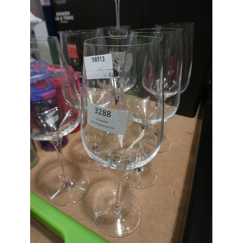 3288 - C&S Wine Glasses (55cl) (232-419) * This lot is subject to VAT