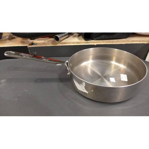 3300 - Anolon Stainless Steel 24cm Saute Pan (232-434) * This lot is subject to VAT