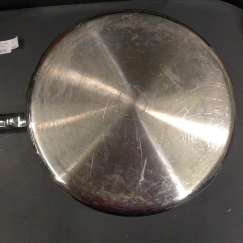 3300 - Anolon Stainless Steel 24cm Saute Pan (232-434) * This lot is subject to VAT