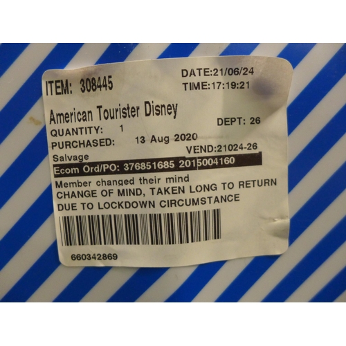 3347 - American Tourister Disney Hypertwist Stripes Cabinspinner Case (232-216) * This lot is subject to VA... 