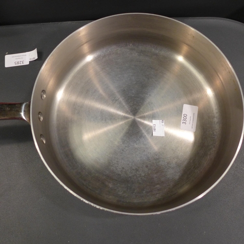 3300 - Anolon Stainless Steel 24cm Saute Pan (232-434) * This lot is subject to VAT